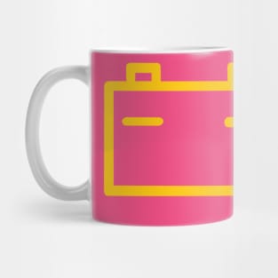 Geo3Doodles Battery Warning Mug